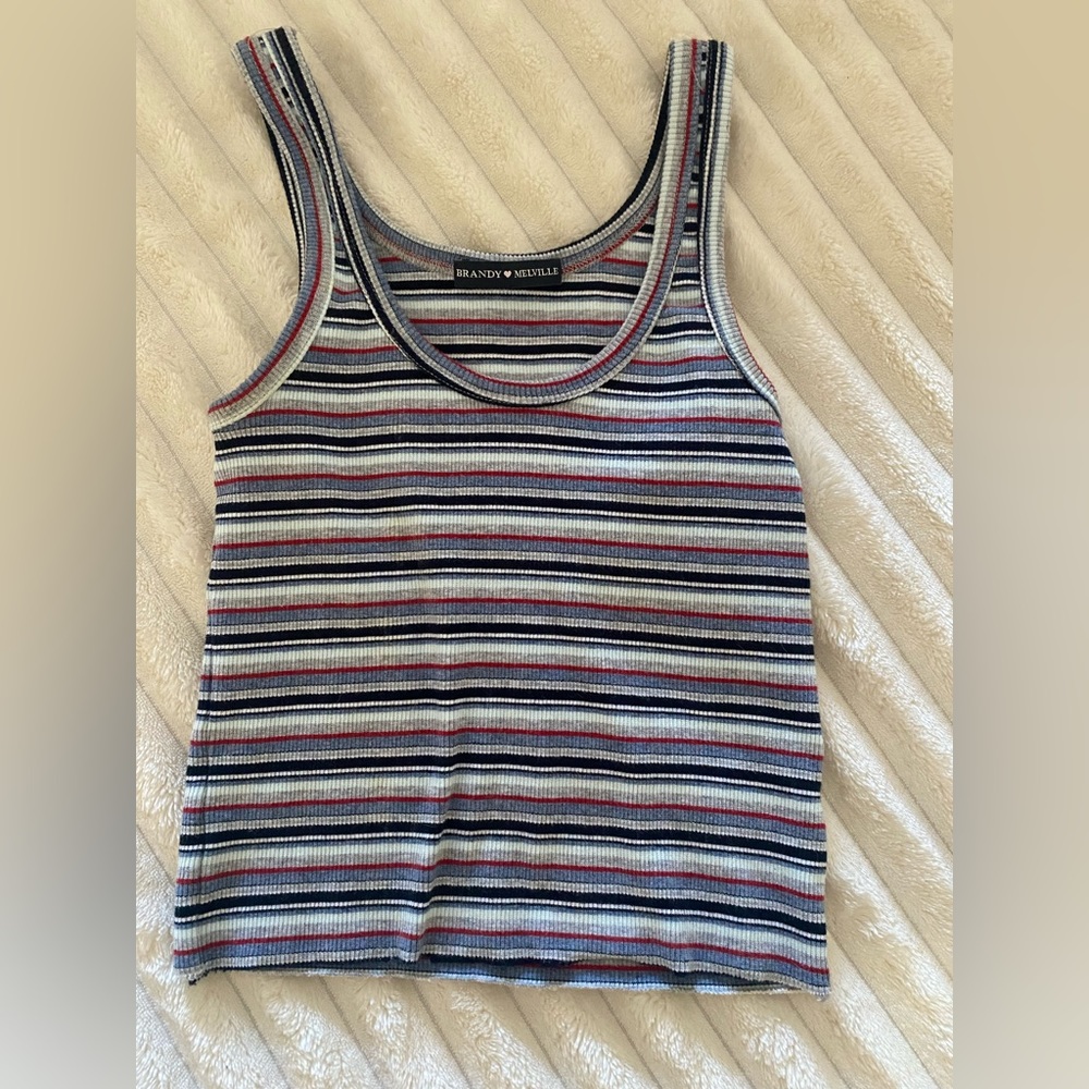 Brandy cropped tank